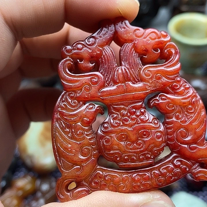 未镶嵌蛇纹石玉颈饰