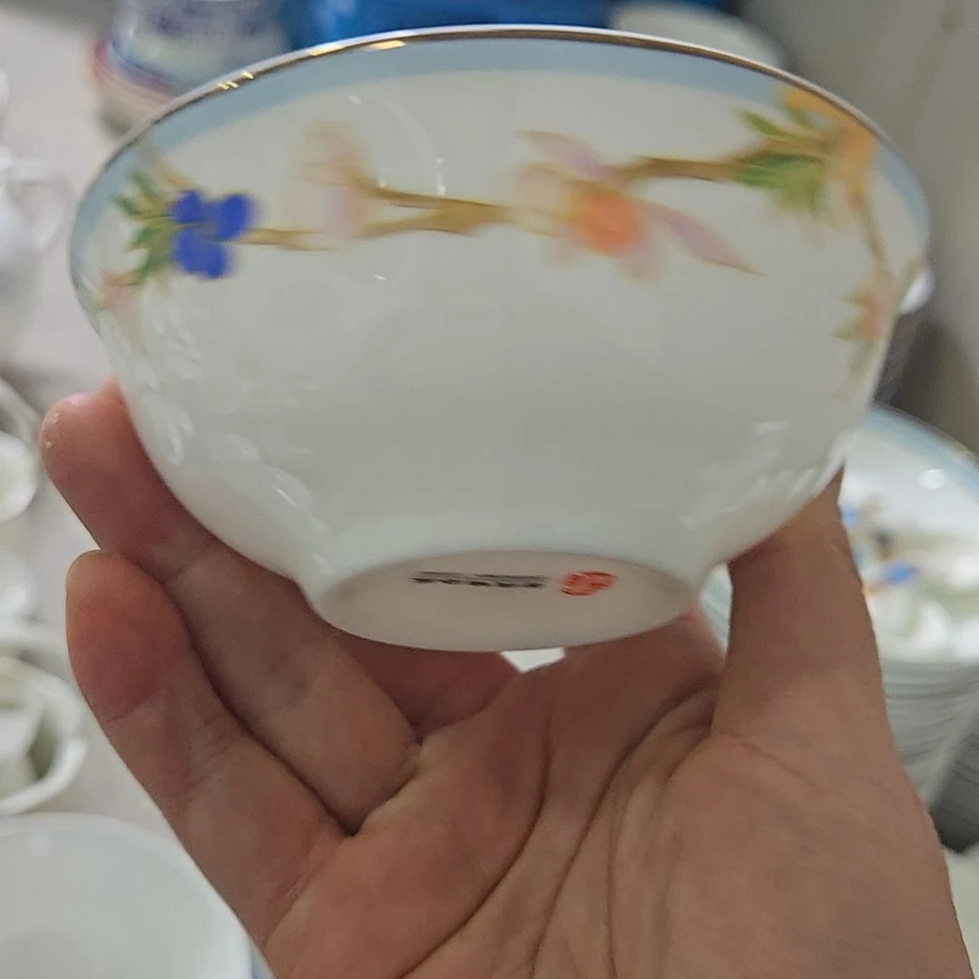 碗微瑕出水芙蓉4寸6个666666