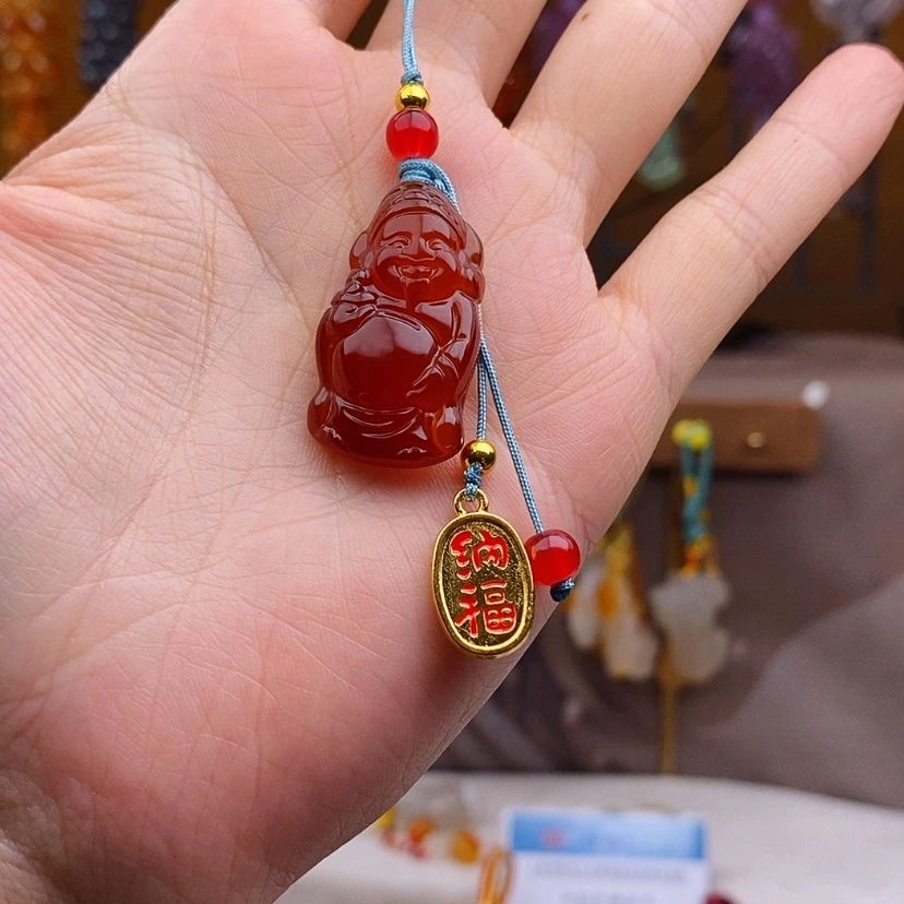 【闪购商品】玛瑙/玉髓车挂未镶嵌