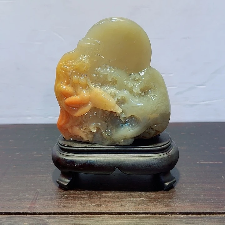 孖***宝石材寿山石摆件精品