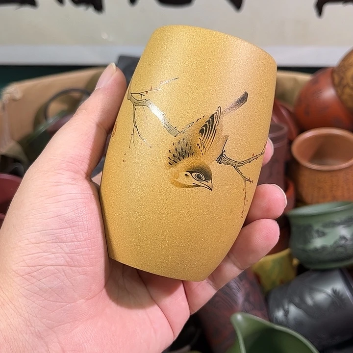 茶杯紫砂全手工紫砂主人杯