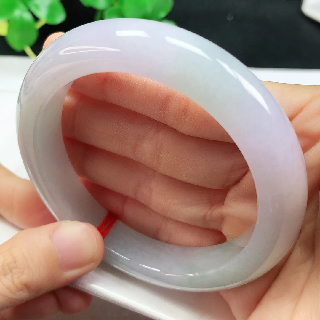 未镶嵌手镯翡翠58.5圈口冰春彩626