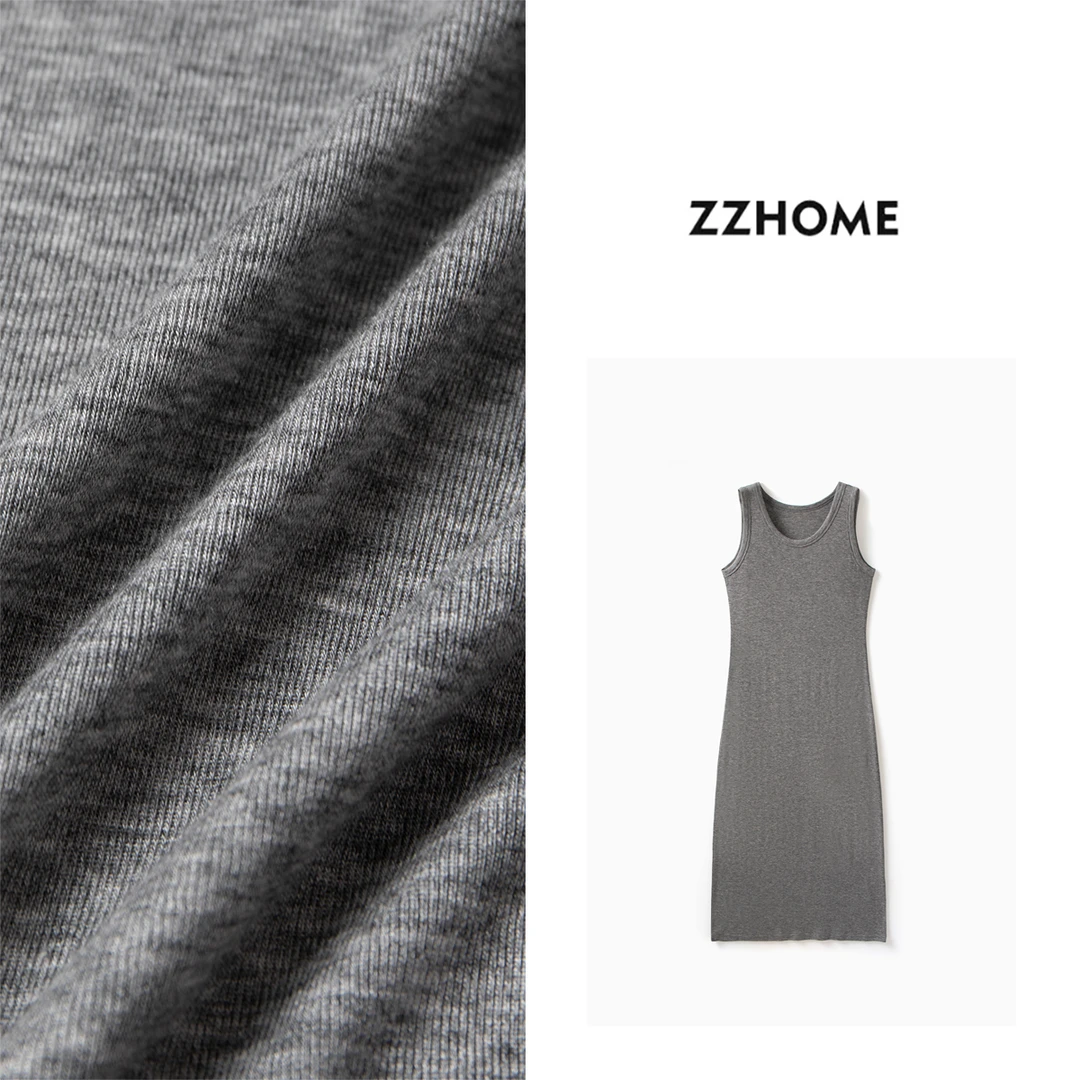 “松弛”系列丝羊毛显瘦垂感宽松连衣裙q170053p