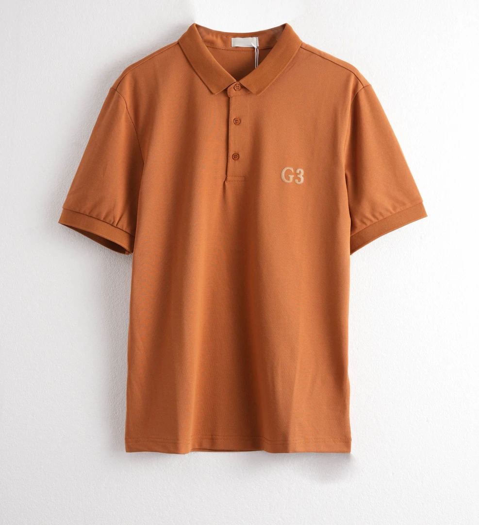 30690-商务休闲polo短袖常规字母Polo衫商务衬衫时尚