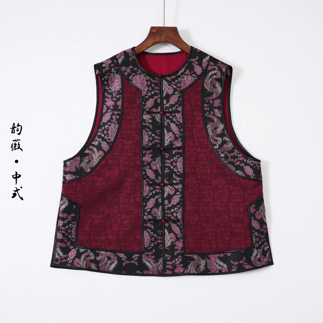 女士上衣马甲中国风传统国风中式百搭复古新中式马甲