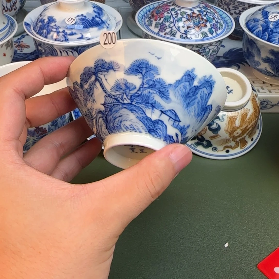 彦祖纯手工手绘茶具200