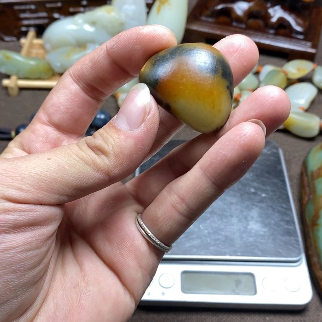 和田玉未镶嵌摆件