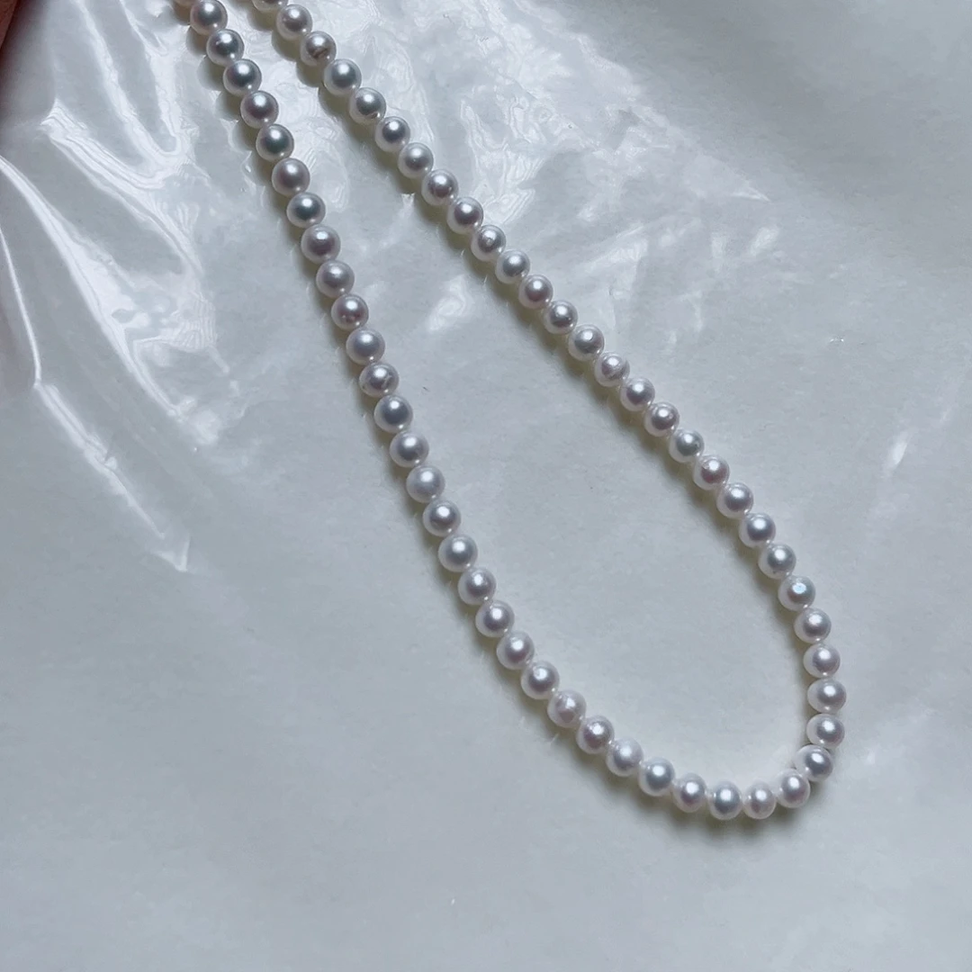 淡水珍珠耳饰银S925镶嵌