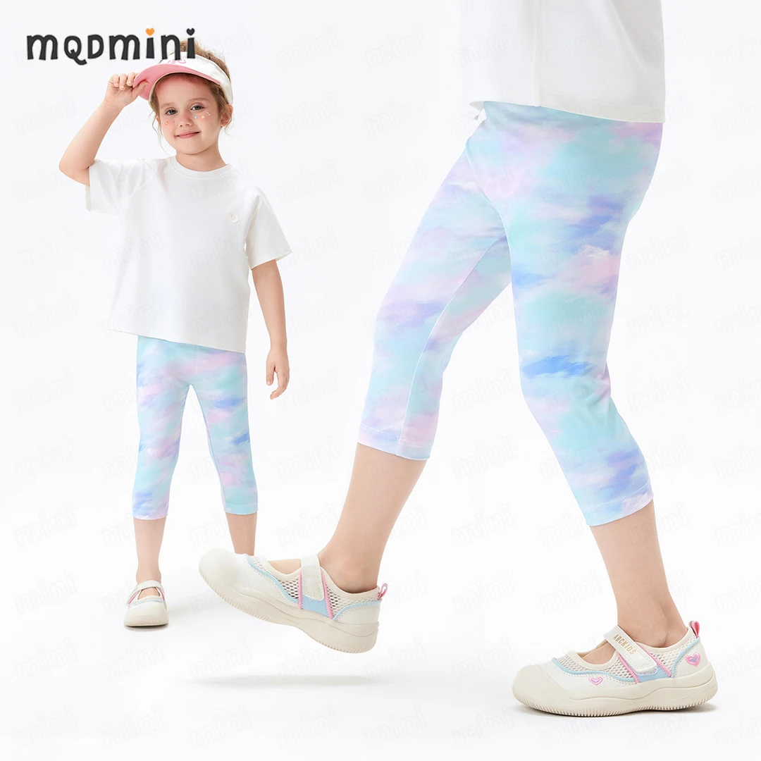 MQDMINI童装女童骑行裤2025夏季新款柔软贴身不刺激高弹不束缚