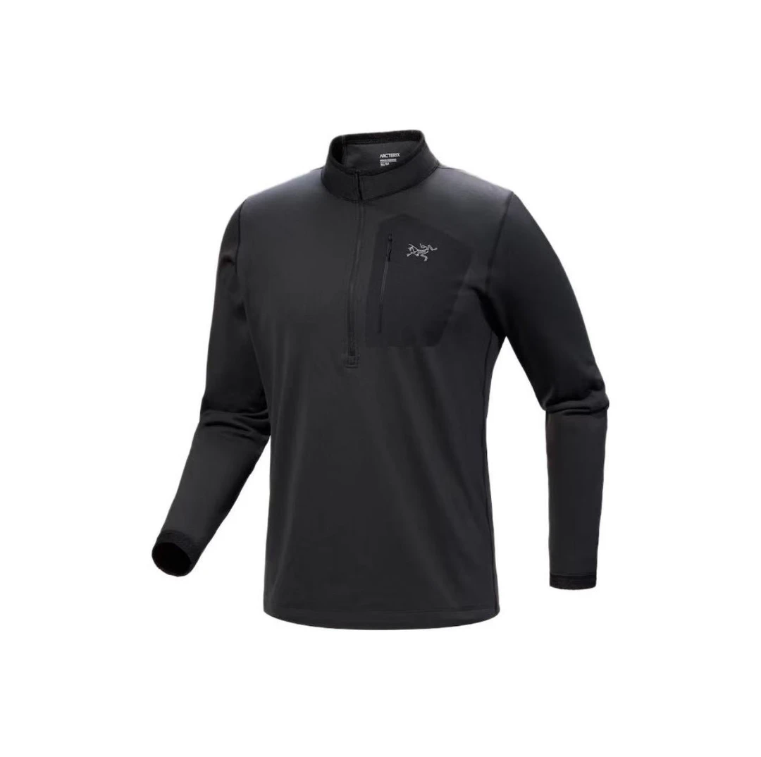 【加厚刺绣】始祖鸟新款RHO SV 立领保暖半拉链抓绒衣 男款