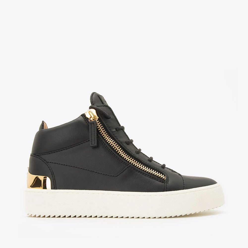 GIUSEPPE ZANOTTI GZ牛皮系带男运动休闲高帮鞋板鞋RM10037/001