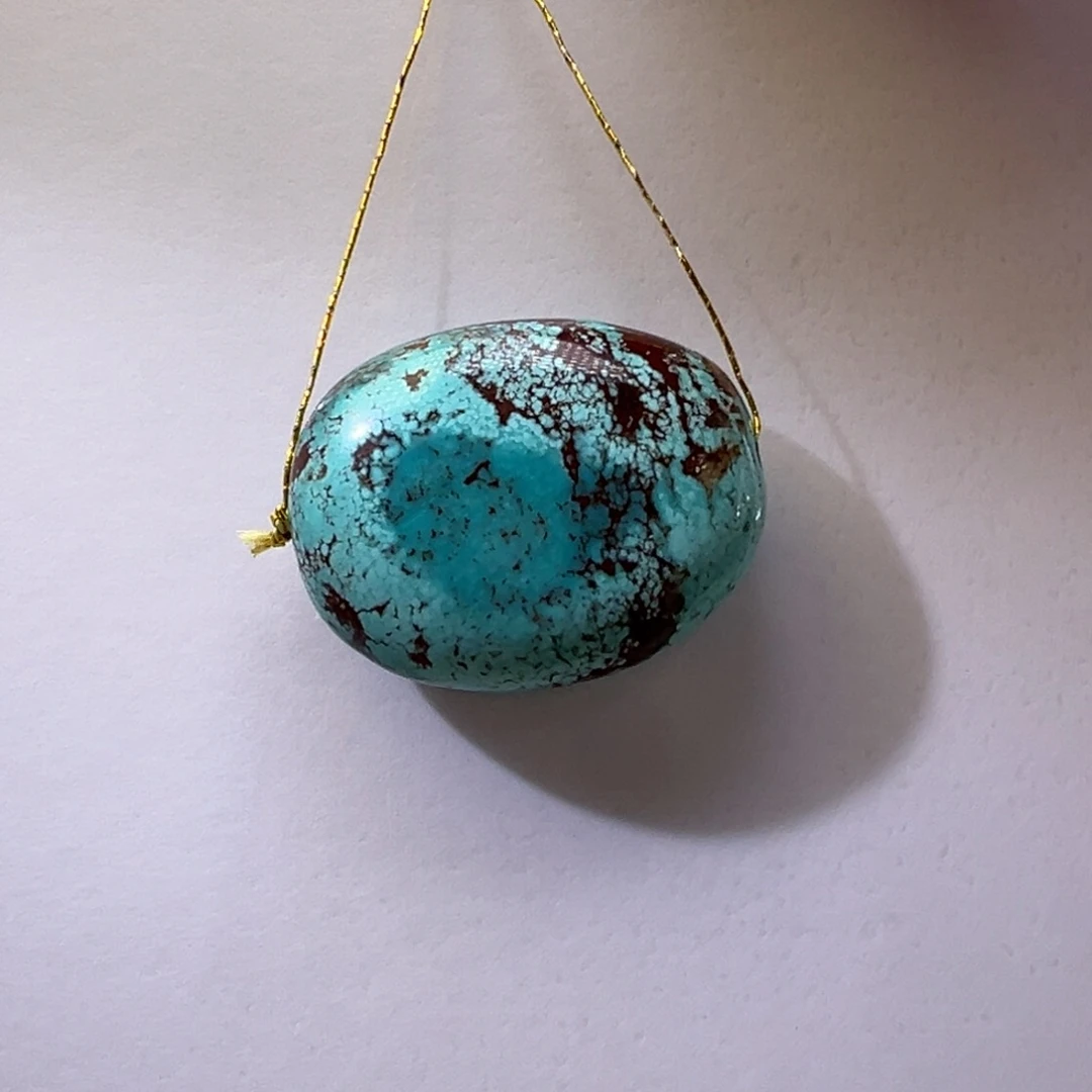 绿松石未镶嵌挂件