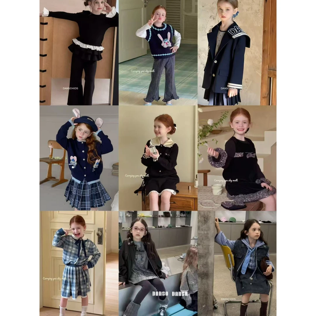 【L301-L398】罗拉baby儿童春夏百搭时尚套装洋气时髦韩版女