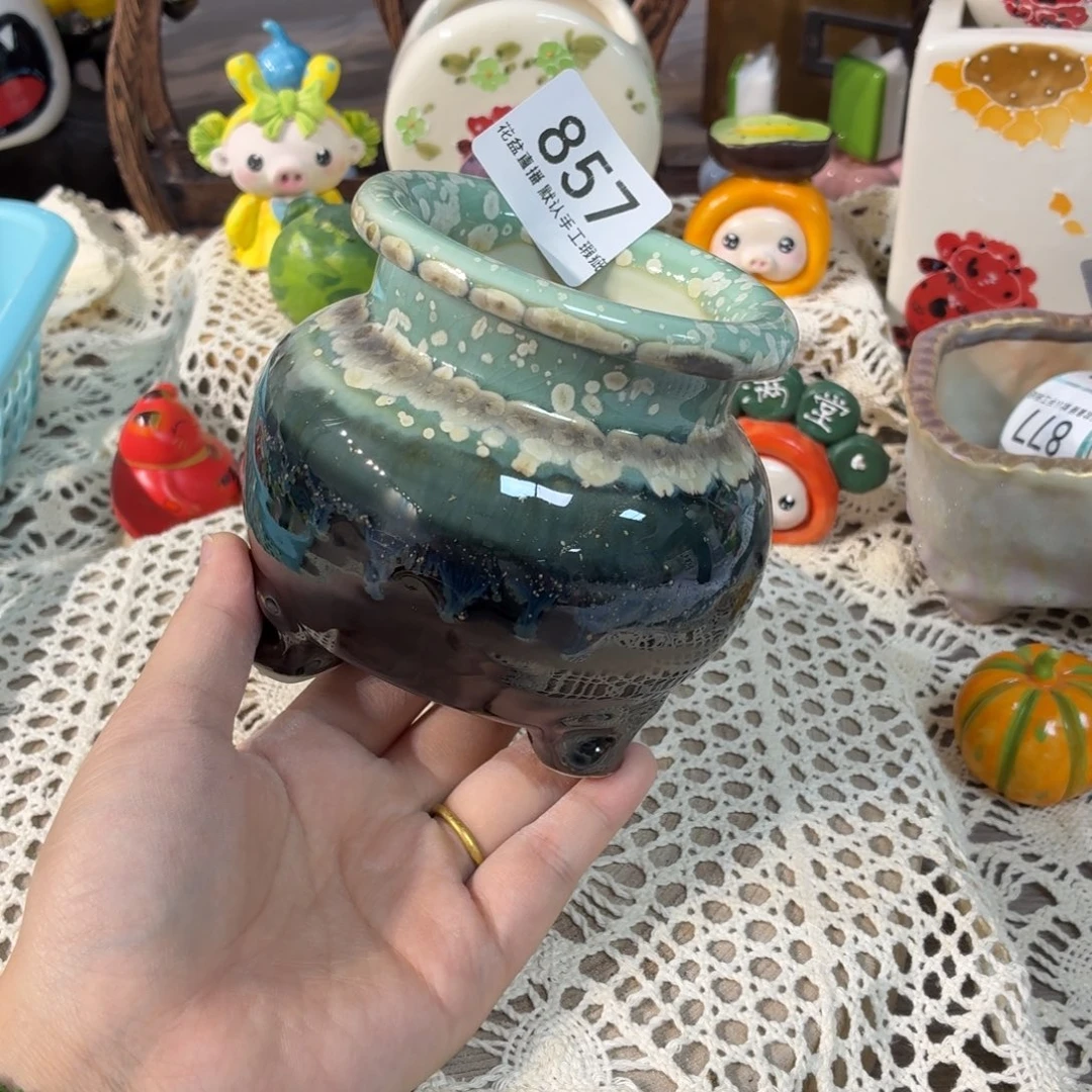 景德镇陶瓷 花盆花盆