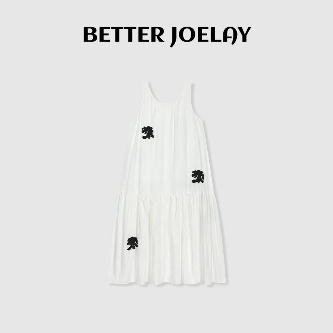 BETTER JOELAY-【梦之白月光】高端潮流宽松连衣裙休闲简约风Z1253