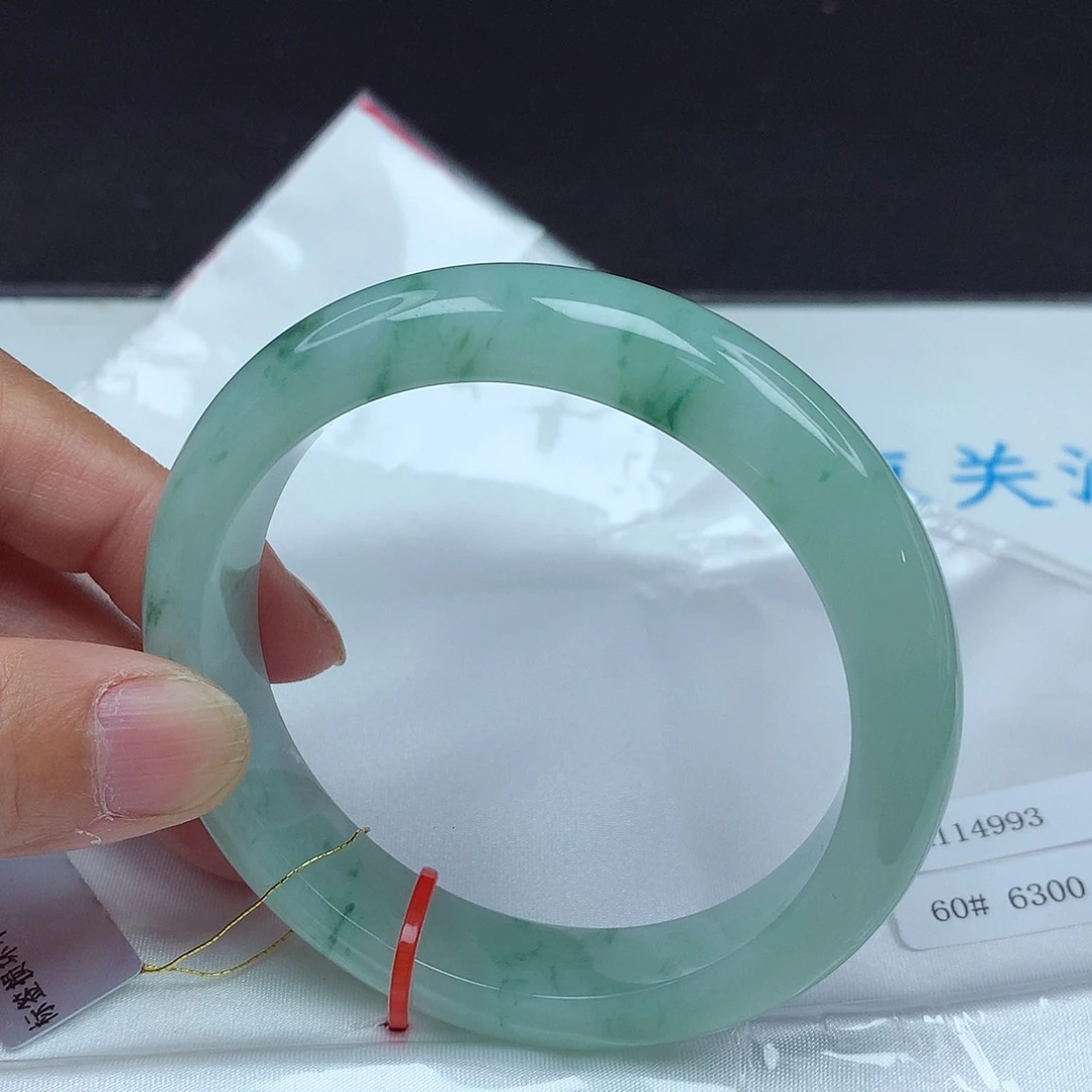 翡翠未镶嵌手镯60圈4993