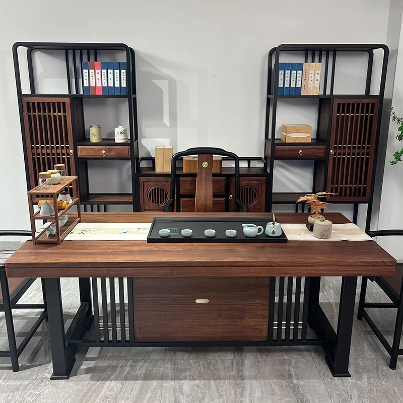 新中式祥瑞茶桌客厅家用简约禅意阳台办公室茶桌椅茶艺轻奢茶台桌