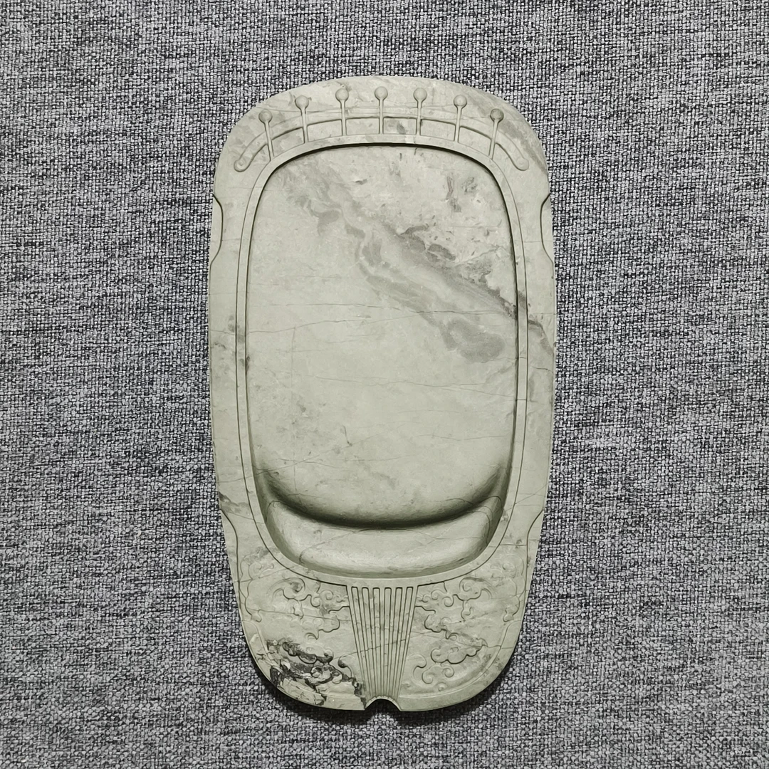 甘肃洮砚，水泉琴砚，尺寸16.5*9.1*1厘米