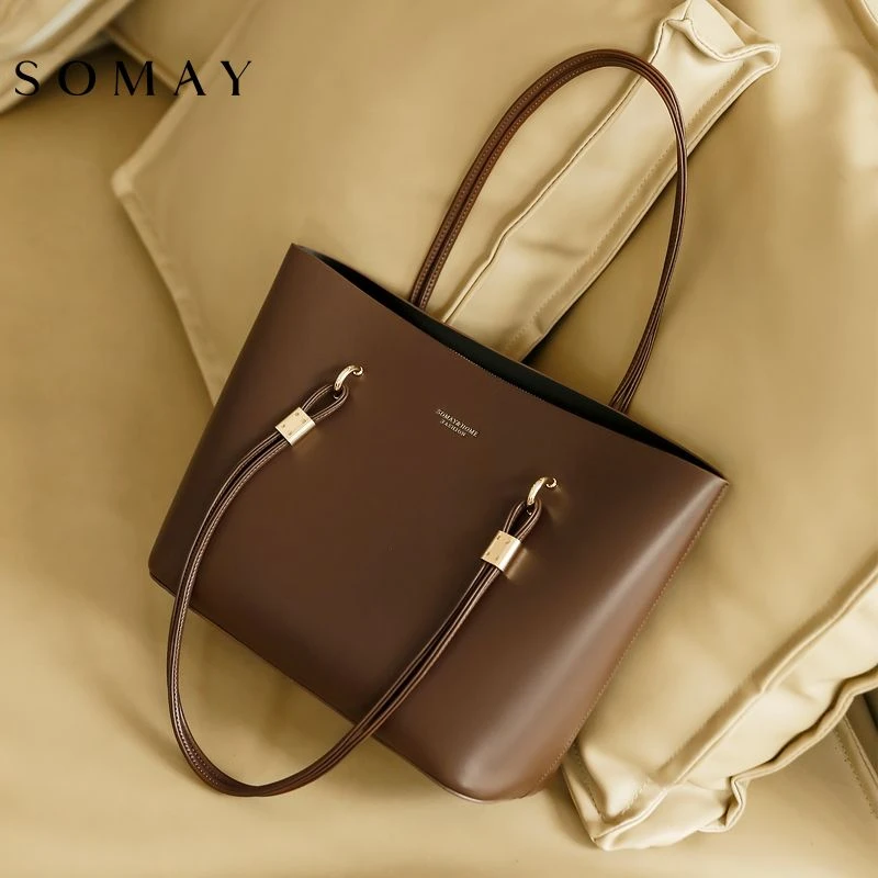 包包女款爆款2025新款百搭托特包通勤大包单肩包大容量腋下女包