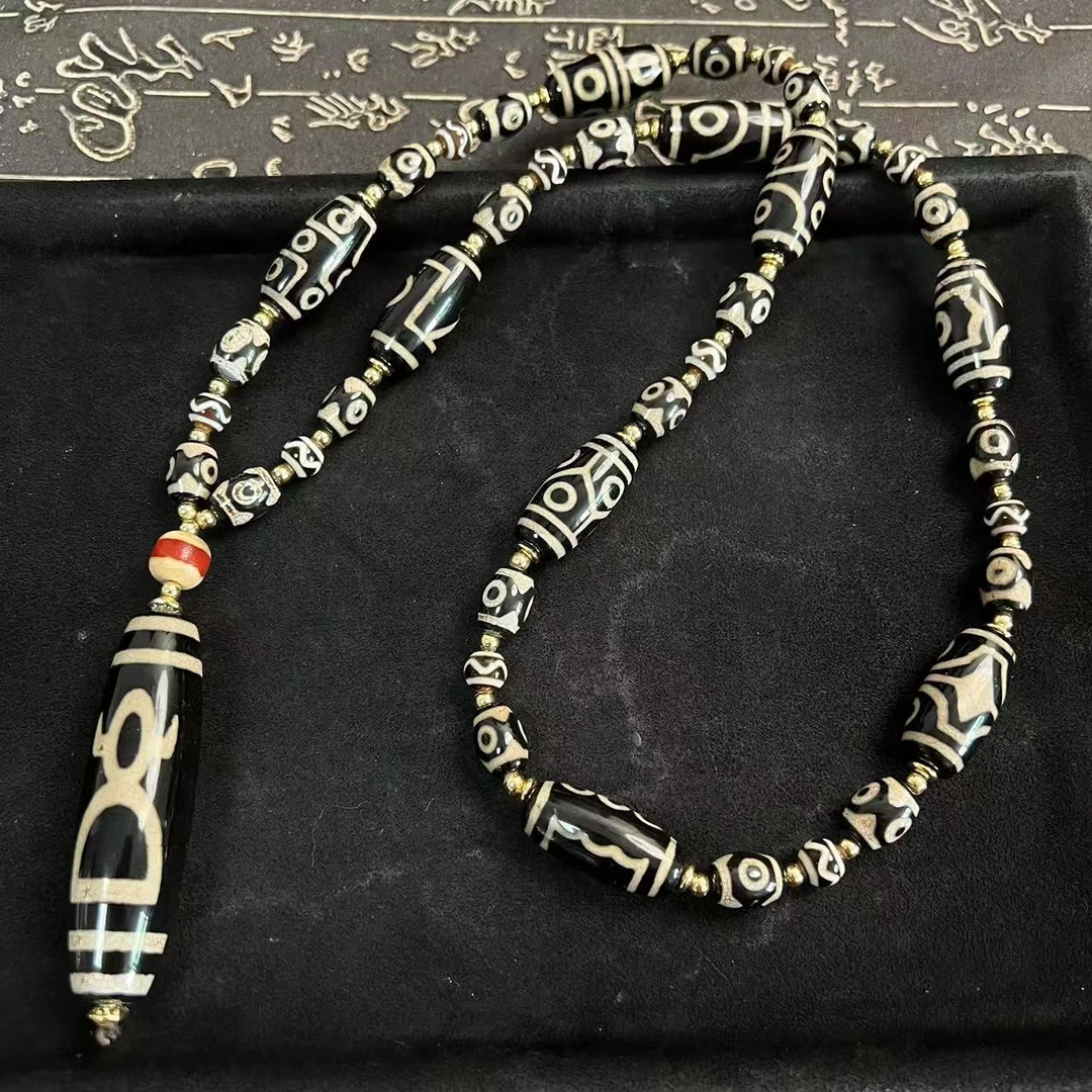 德吉*火供官帽九路财霸阵项链（颜色图案多样发一件