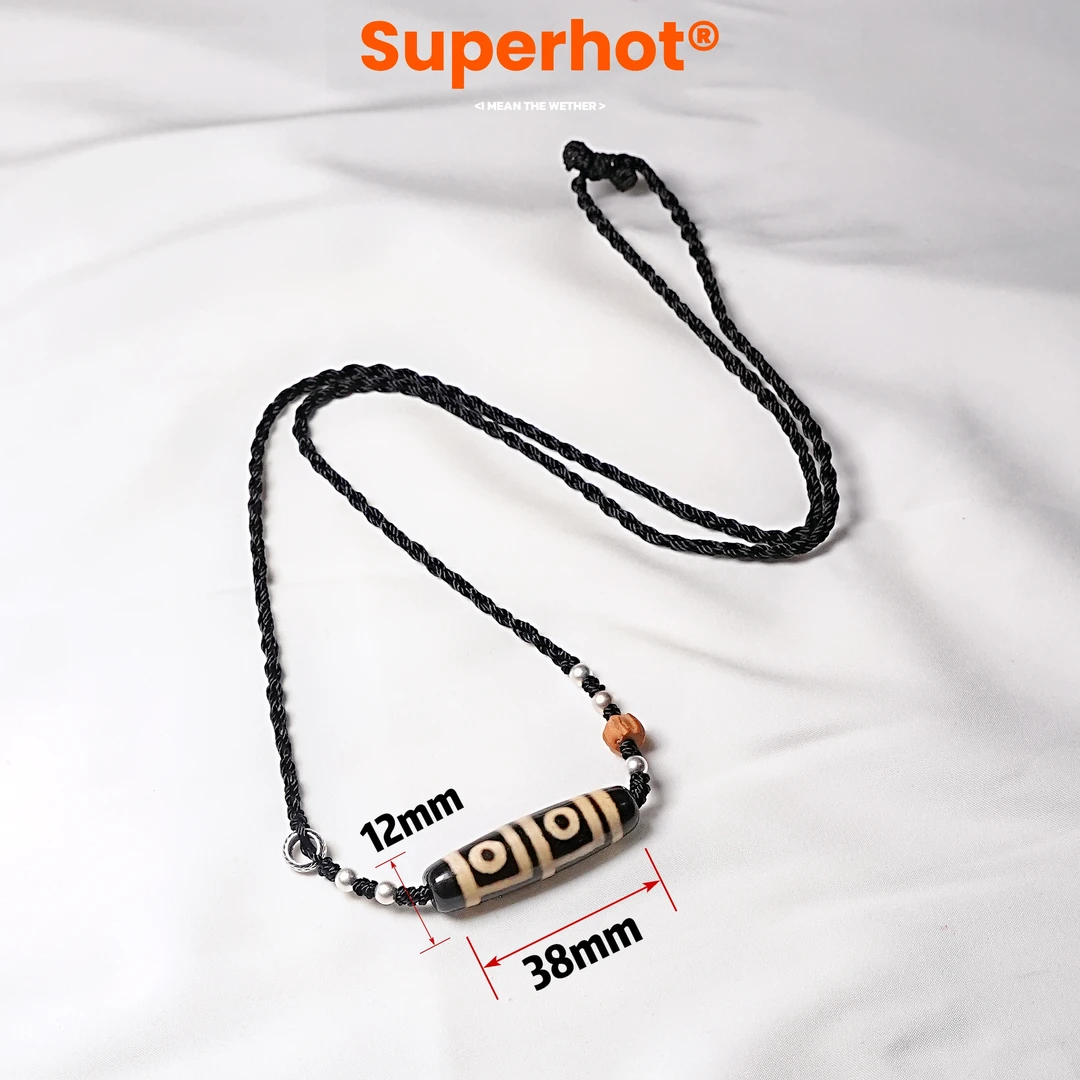 岚宫措| 地门四眼天珠项链（多样性发货）L337