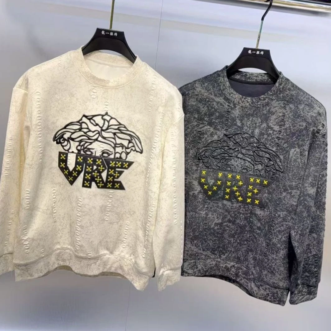 【十三专属】W25530欧洲站时尚休闲长袖卫衣2025新款男装潮流上衣