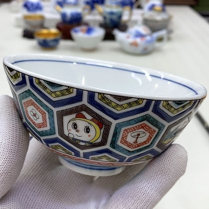 摆件进口瓷器九谷联名