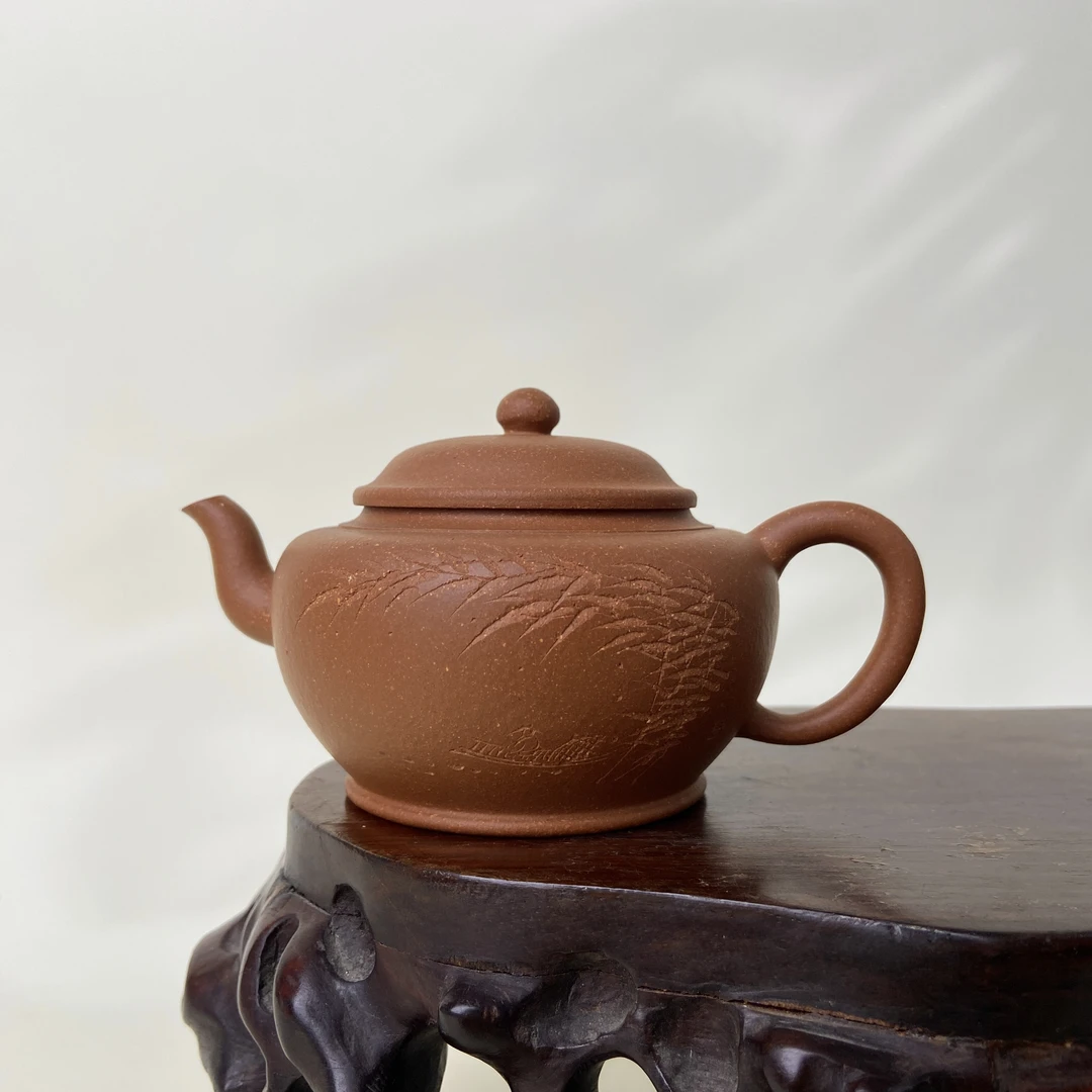 宜兴手工紫砂陶 （刘惠萍）200cc茶壶GS4225-23