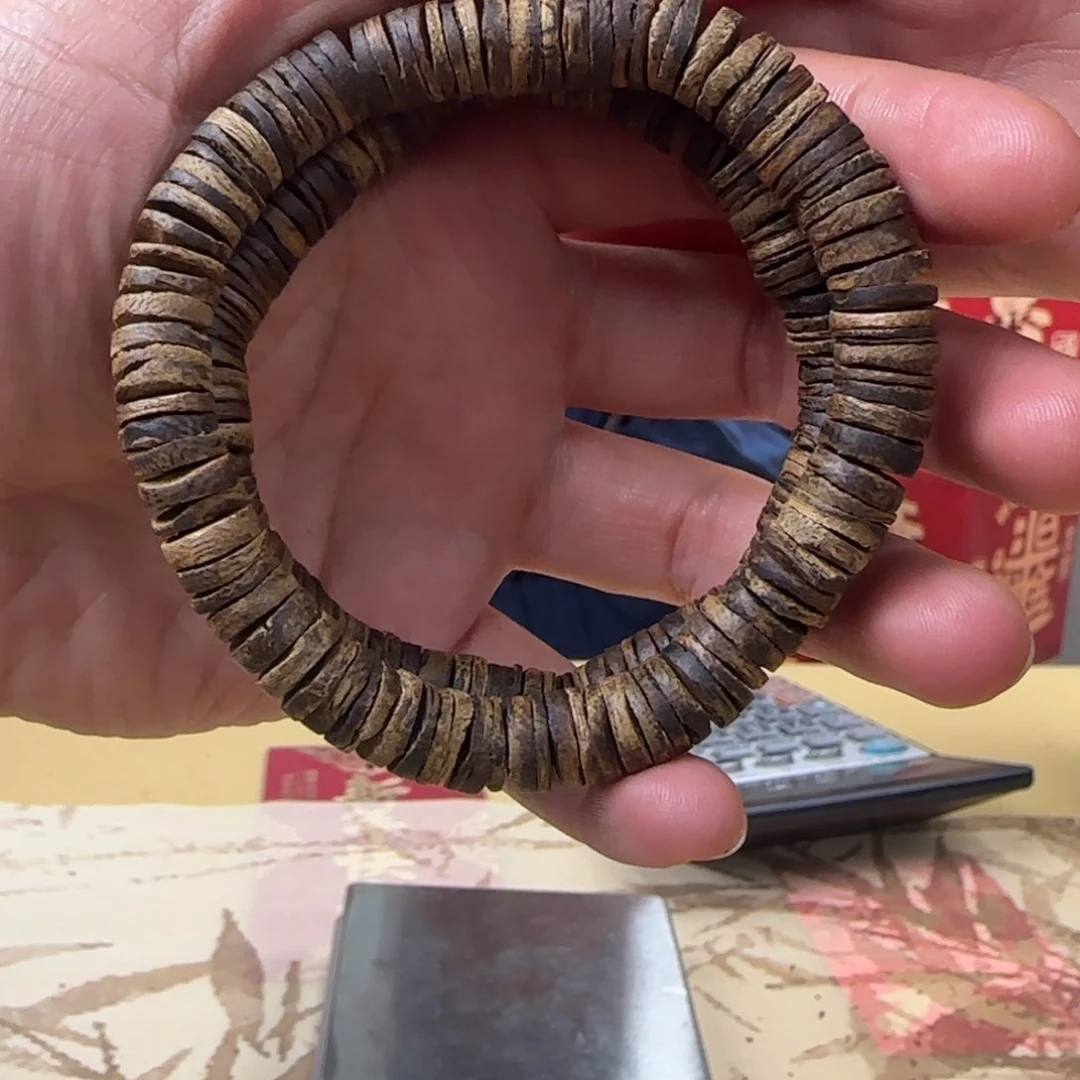 沉香手串绿棋白露多样性发货1条9克