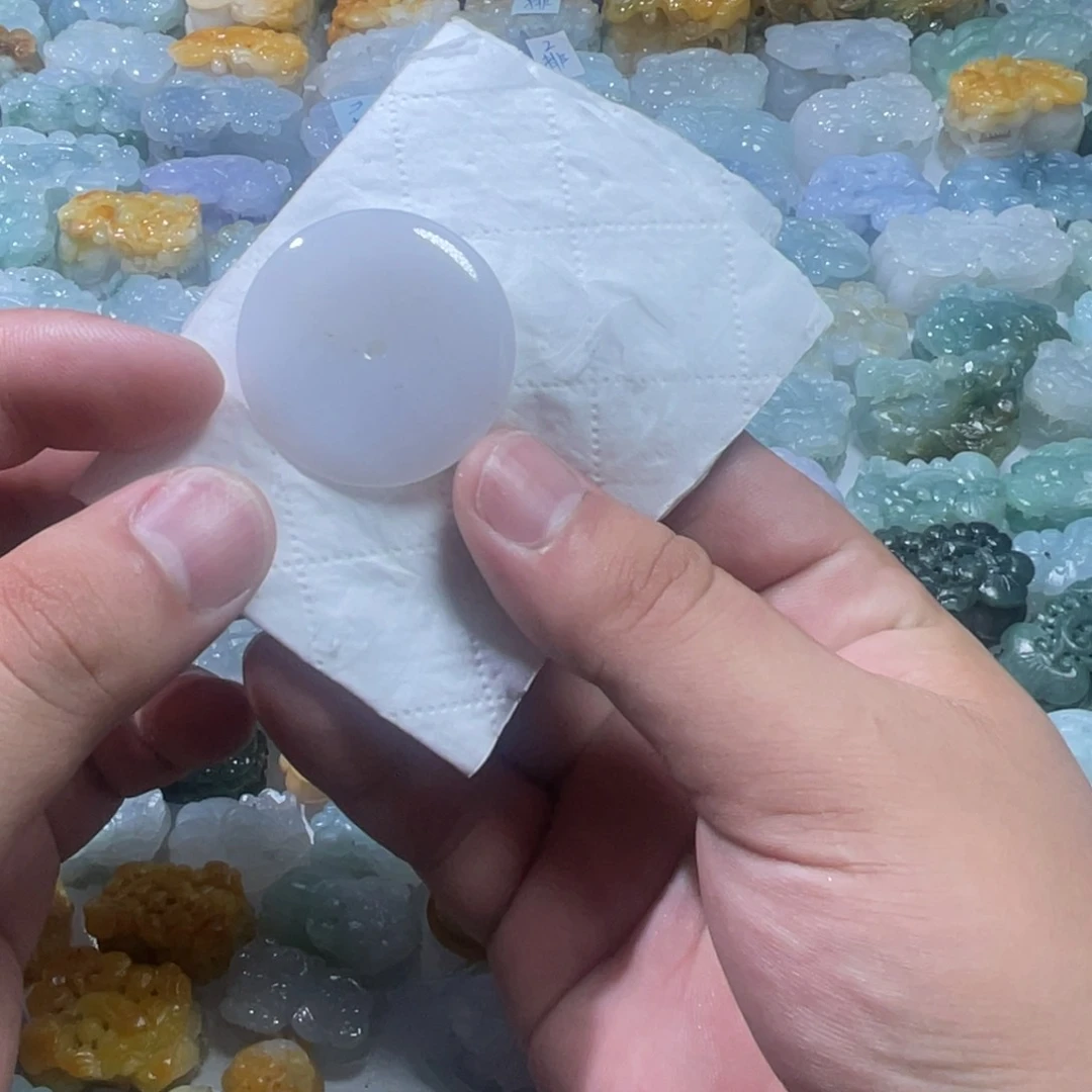 翡翠未镶嵌颈饰天然