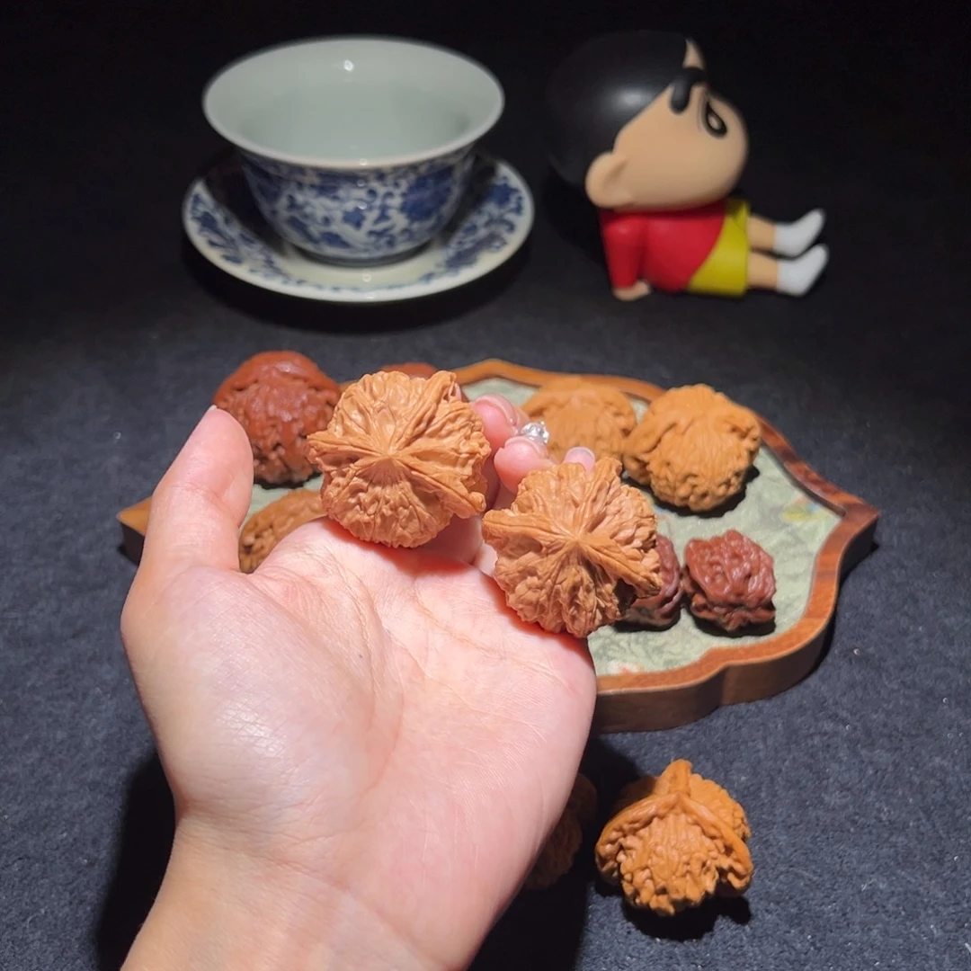 文玩核桃吊坠38三棱