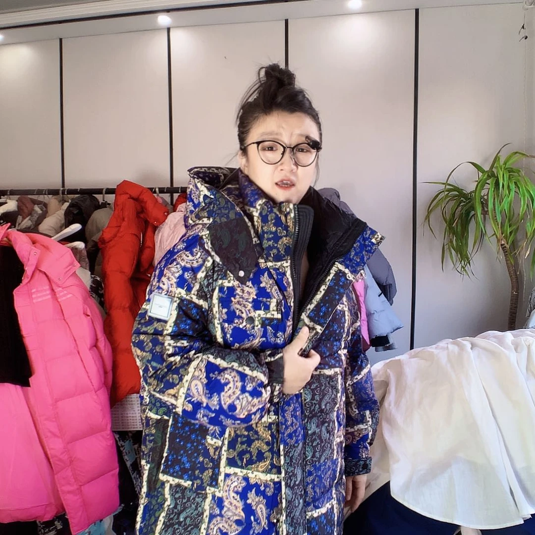【闪购商品】洋**想腰果花蓝色