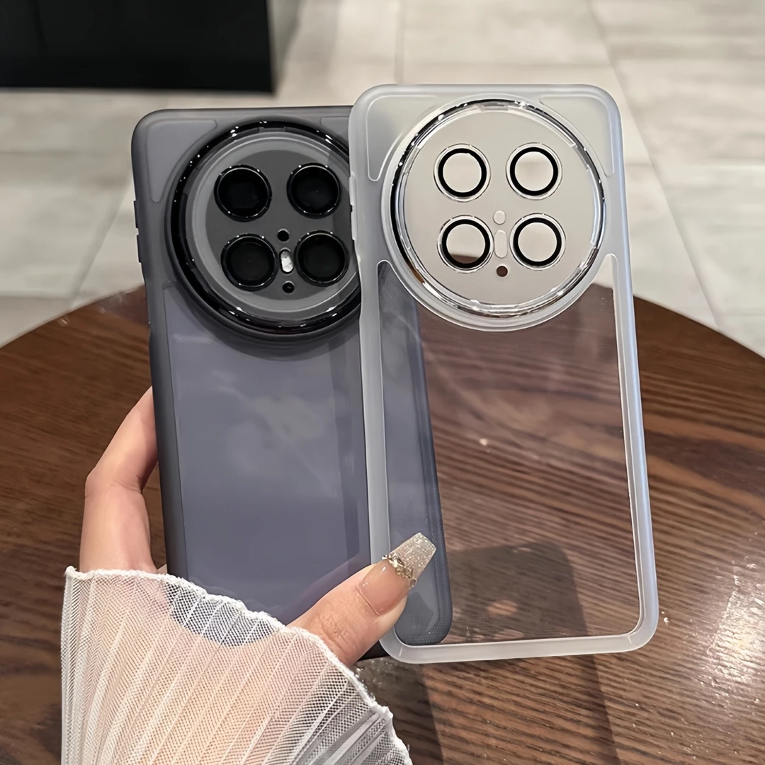 适用新款华为mate70pro 60 防摔50自带镜头膜透明超薄 魅眼手机壳