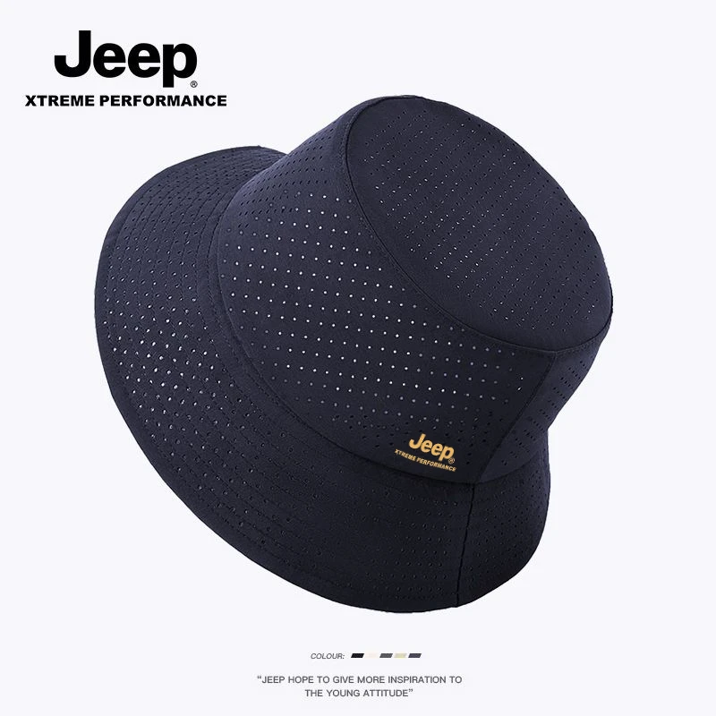 JEEP/吉普渔夫帽大檐夏季专业级遮阳透气休闲百搭户外运动太阳帽