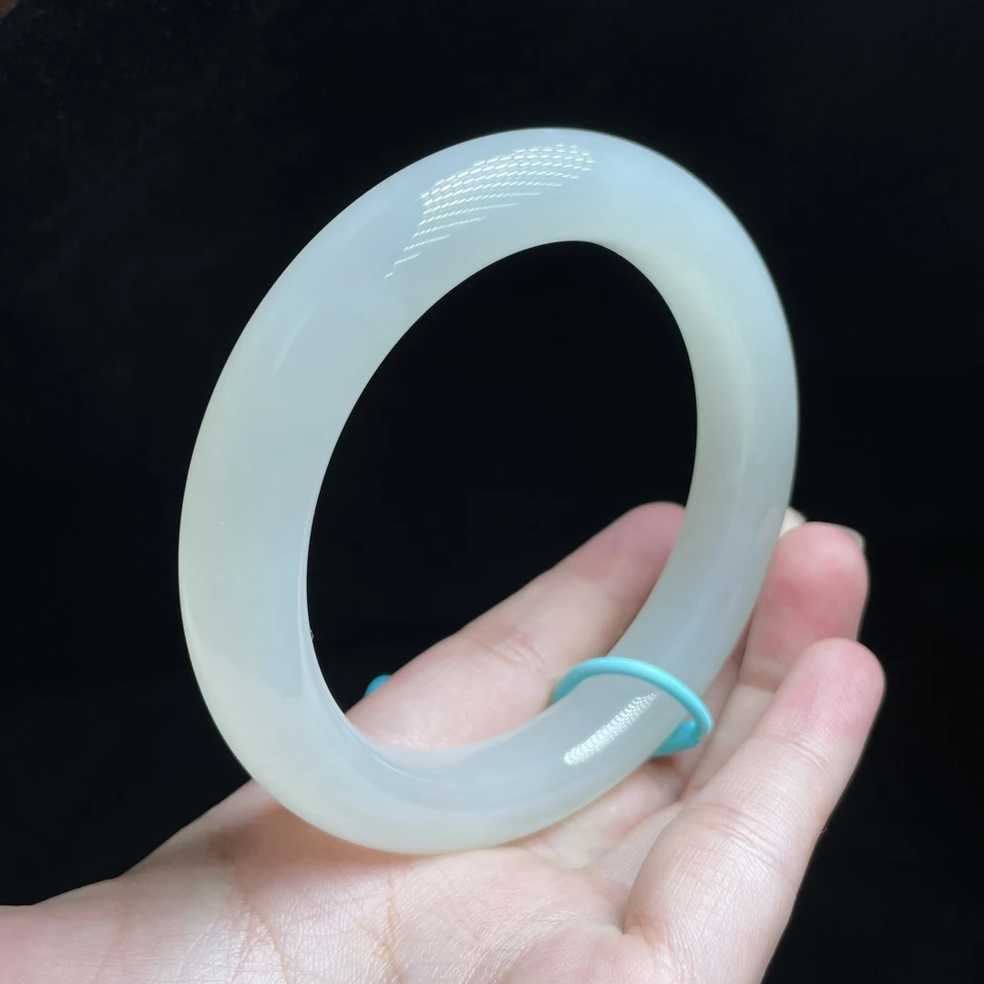 【玉总珠宝】和田玉晴水手镯小众贵气首饰女多样性发一CAN4190048