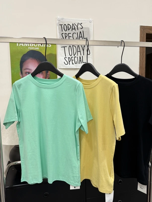 M Zi 大码女装 四色正肩T