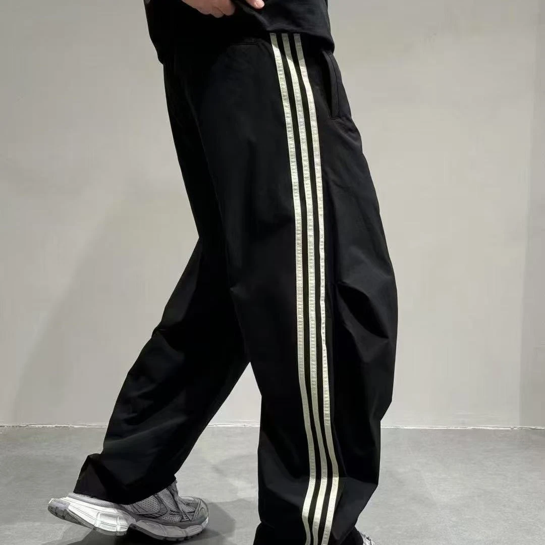 夏季薄款时尚男裤百搭潮流宽松阔腿加长爆款运动裤裤子休闲裤长裤