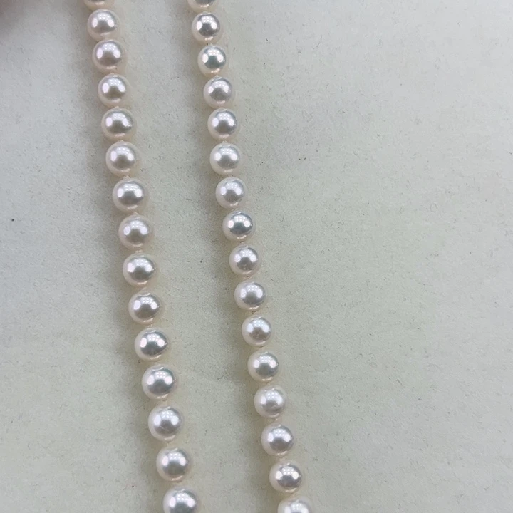 淡水珍珠银S925镶嵌颈饰➕8高品极光炫彩澳绿