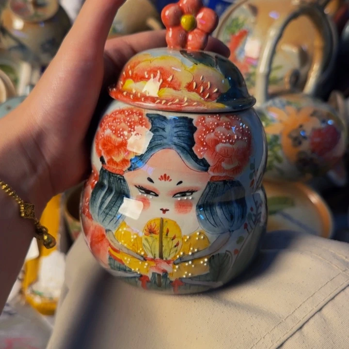 瓷片景德镇陶瓷手工手绘