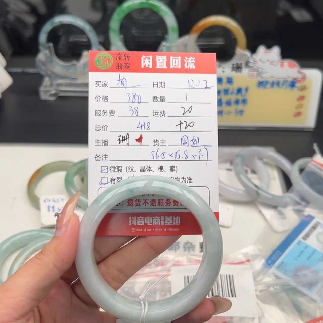 未镶嵌手镯翡翠L****