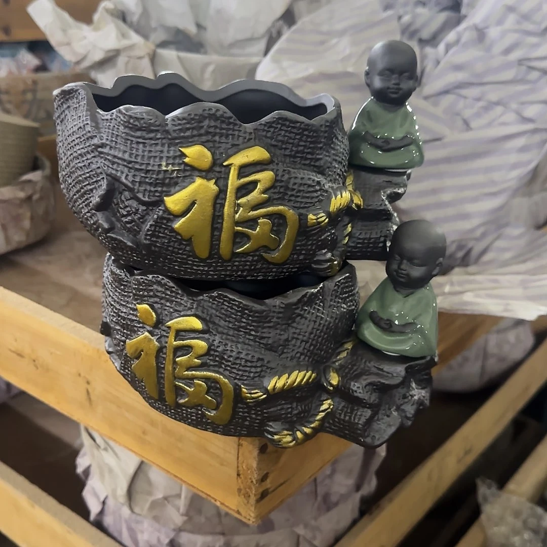 2个盆送2个随机和尚