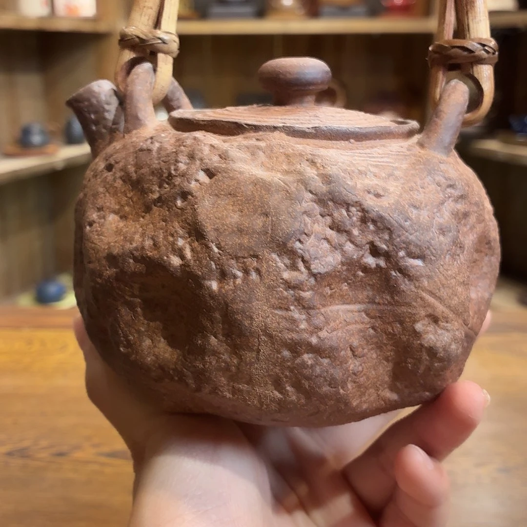 柴烧老岩泥茶器皿