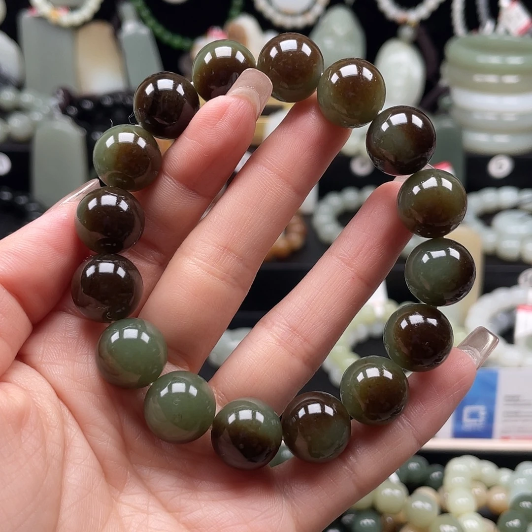 和田玉未镶嵌手链