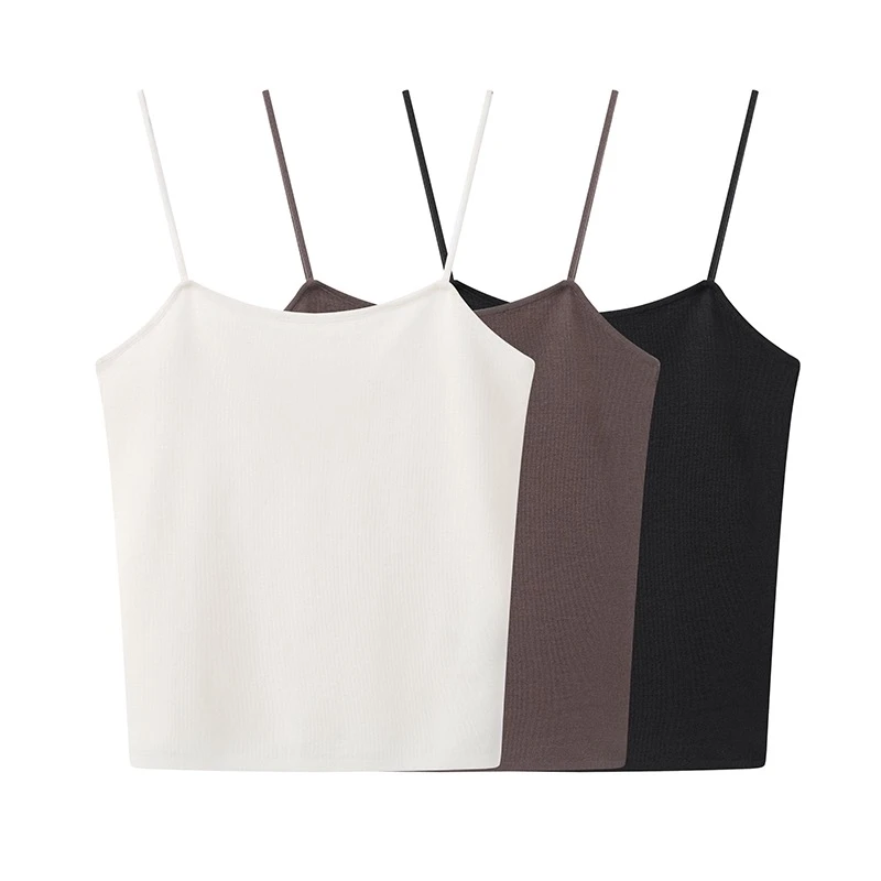 艾家2025夏装新款针织吊带背心女显瘦内搭打底衫美背内衣女8110