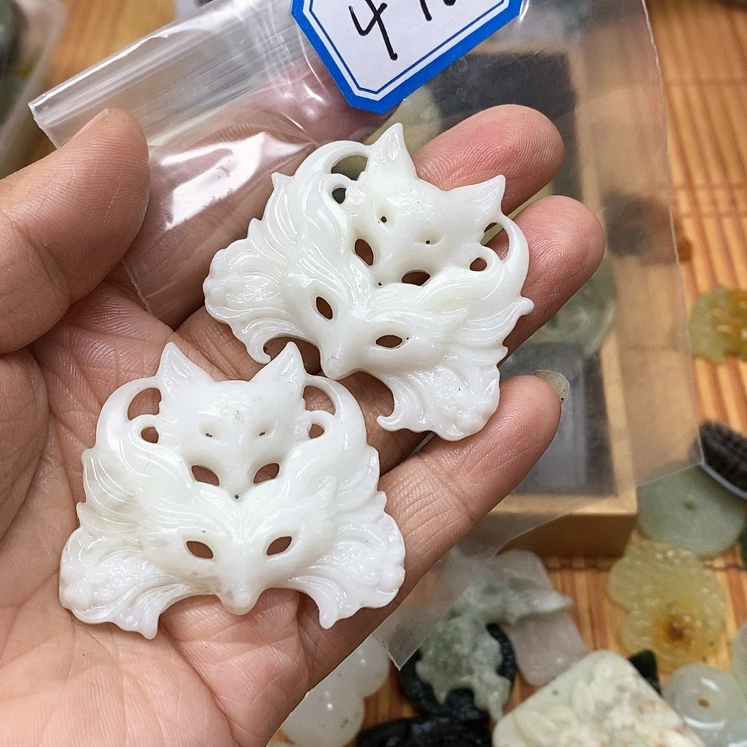 蛇纹石玉未镶嵌颈饰用****8476