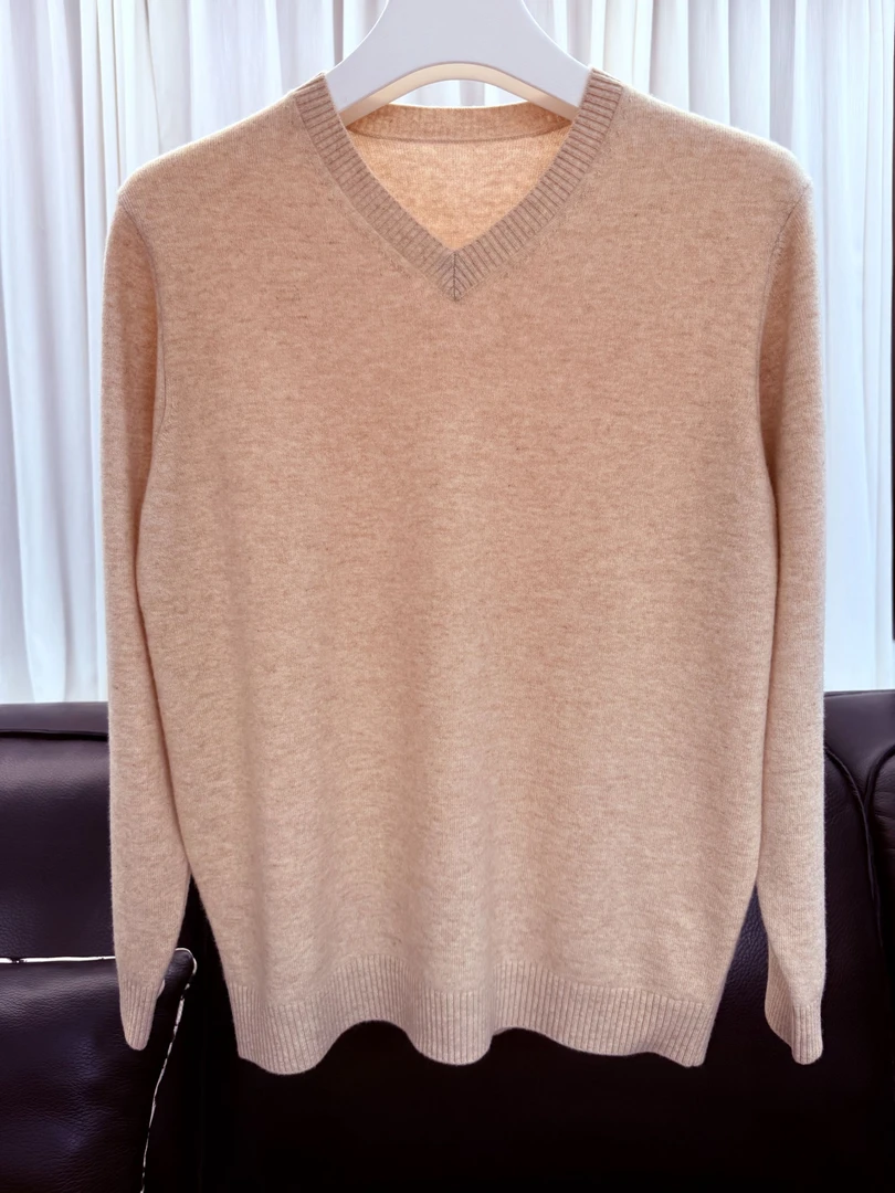 【绅士准则】高端轻奢羊毛衫男纯色毛衣加厚保暖105