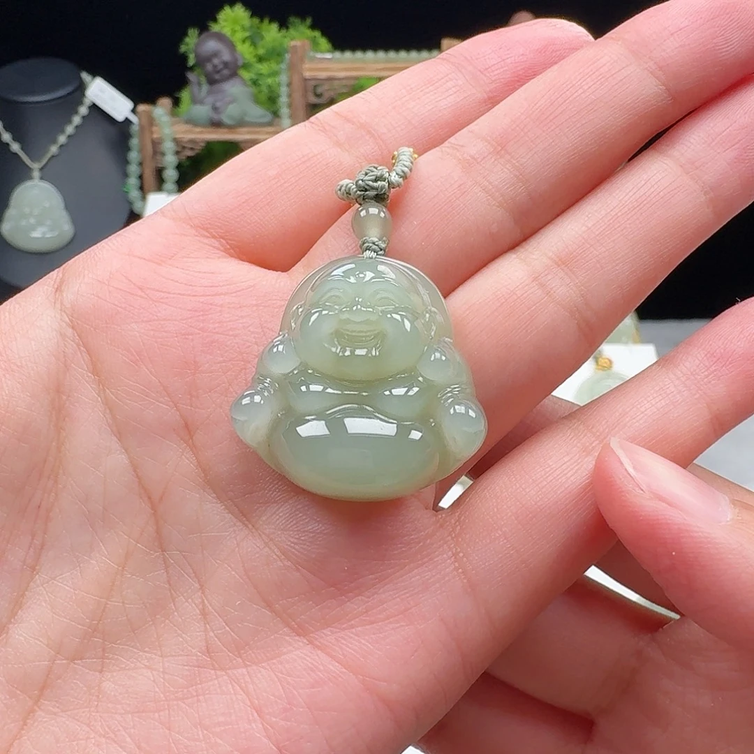 鎂***ぬ和田玉未镶嵌颈饰