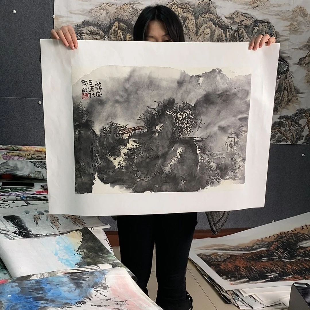 国画手写手绘国画作品104