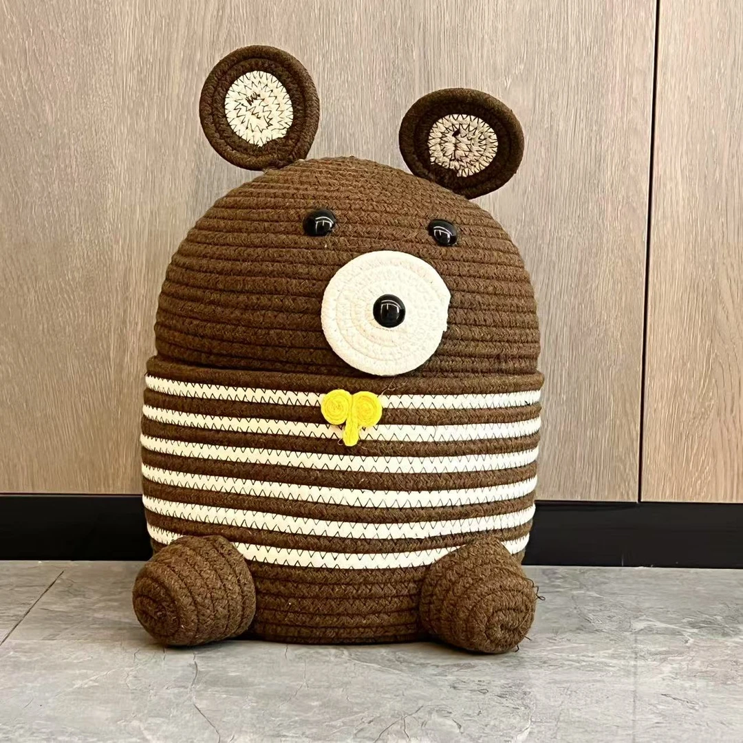 【梦想家百货专属】棕熊收纳筐一个M780