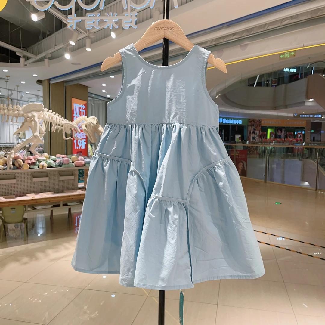 MOMOCO夏季洋气A摆连衣裙77680476001